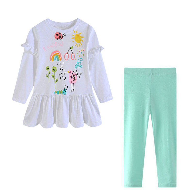 Toddler Legging Set - Kids Outfits Cotton 2-7T T shirts