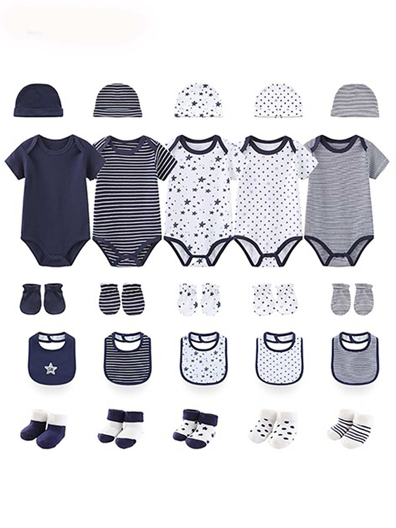 Baby Clothing Essentials - 25 Pcs/Lot Baby Boy Girl Clothing