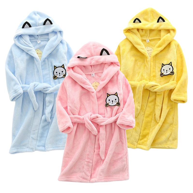 Kids Cartoon Cat Robes New Win - Baby Clothing Winter ulasan dan harga