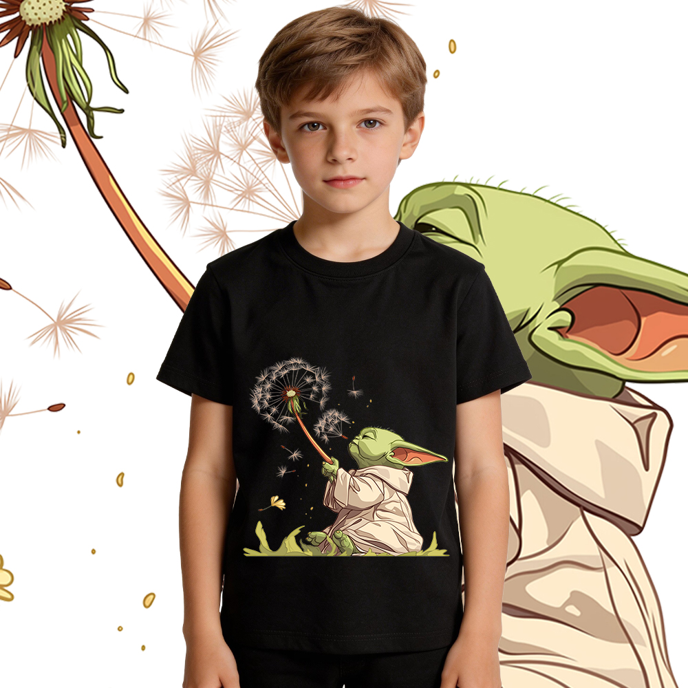 Boys Baby Yoda Print T Shirt   - Baby Yoda Clothing ulasan dan harga