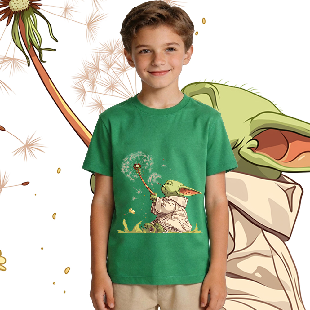 Boys Baby Yoda Print T Shirt   - Baby Yoda Clothing ulasan dan harga