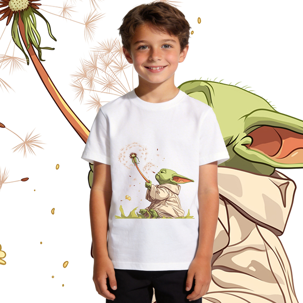 Boys Baby Yoda Print T Shirt   - Baby Yoda Clothing ulasan dan harga