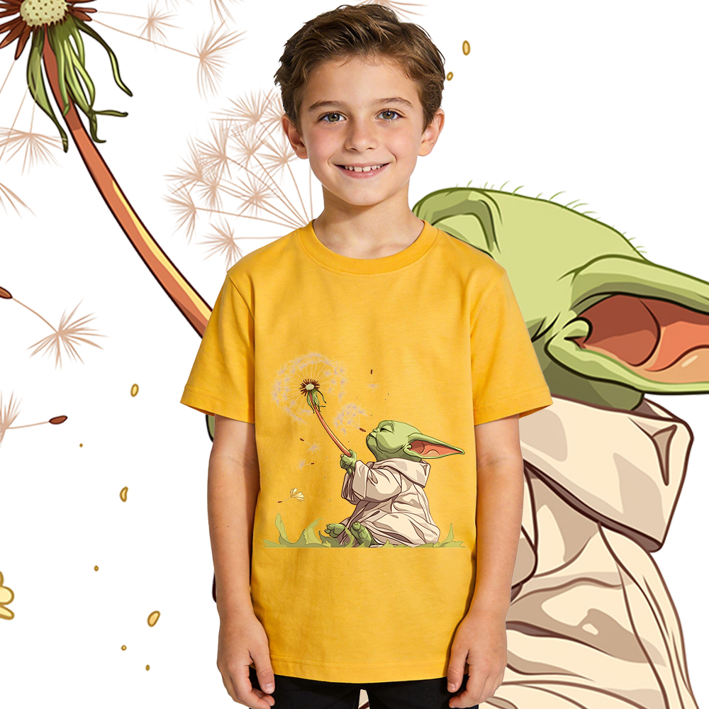 Boys Baby Yoda Print T Shirt   - Baby Yoda Clothing ulasan dan harga