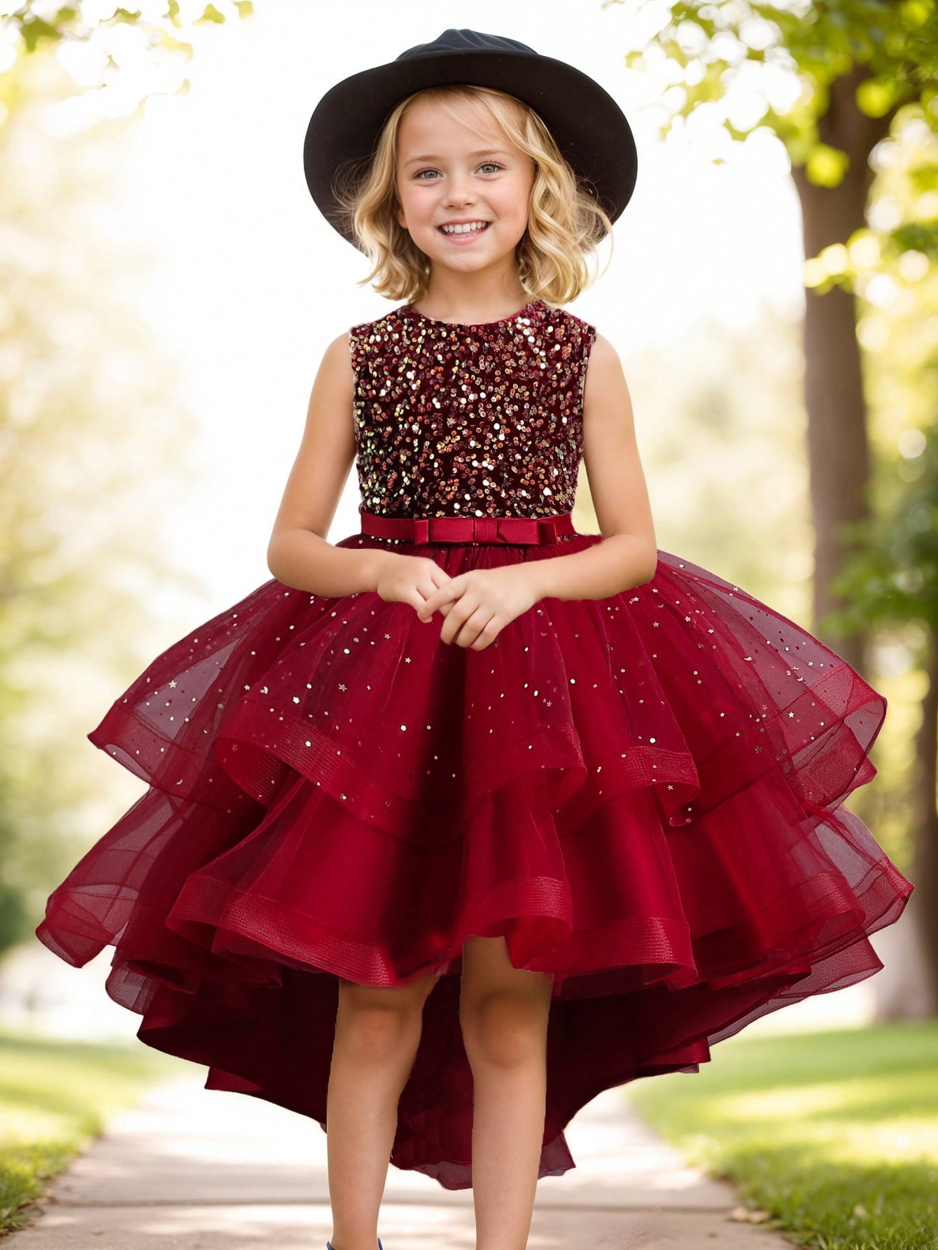 Baby Girl Princess Floral Sequ - Baby Clothing Discount ulasan dan harga