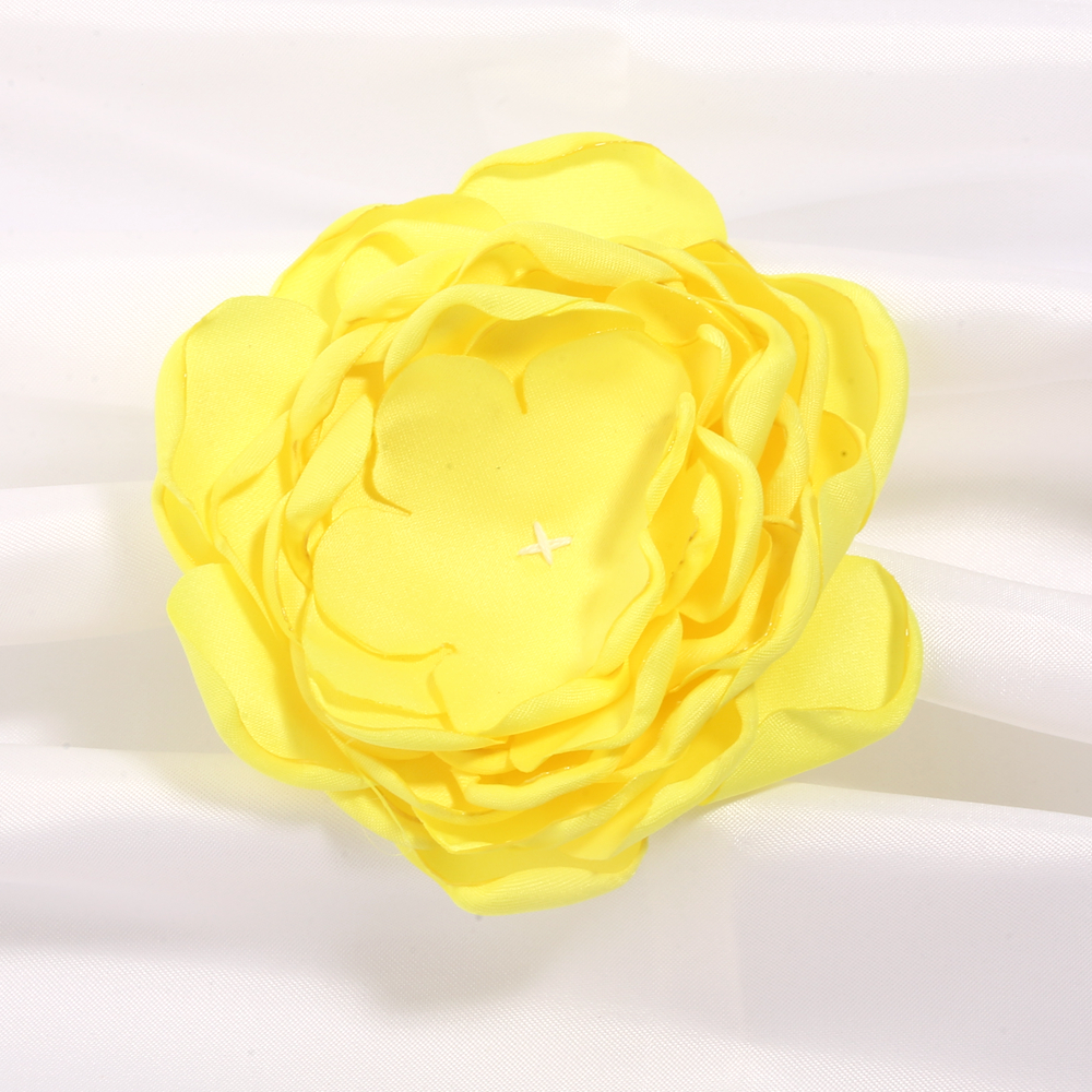10Pcs Silk Satin Flowers 10cm  - Baby Clothing Layers ulasan dan harga