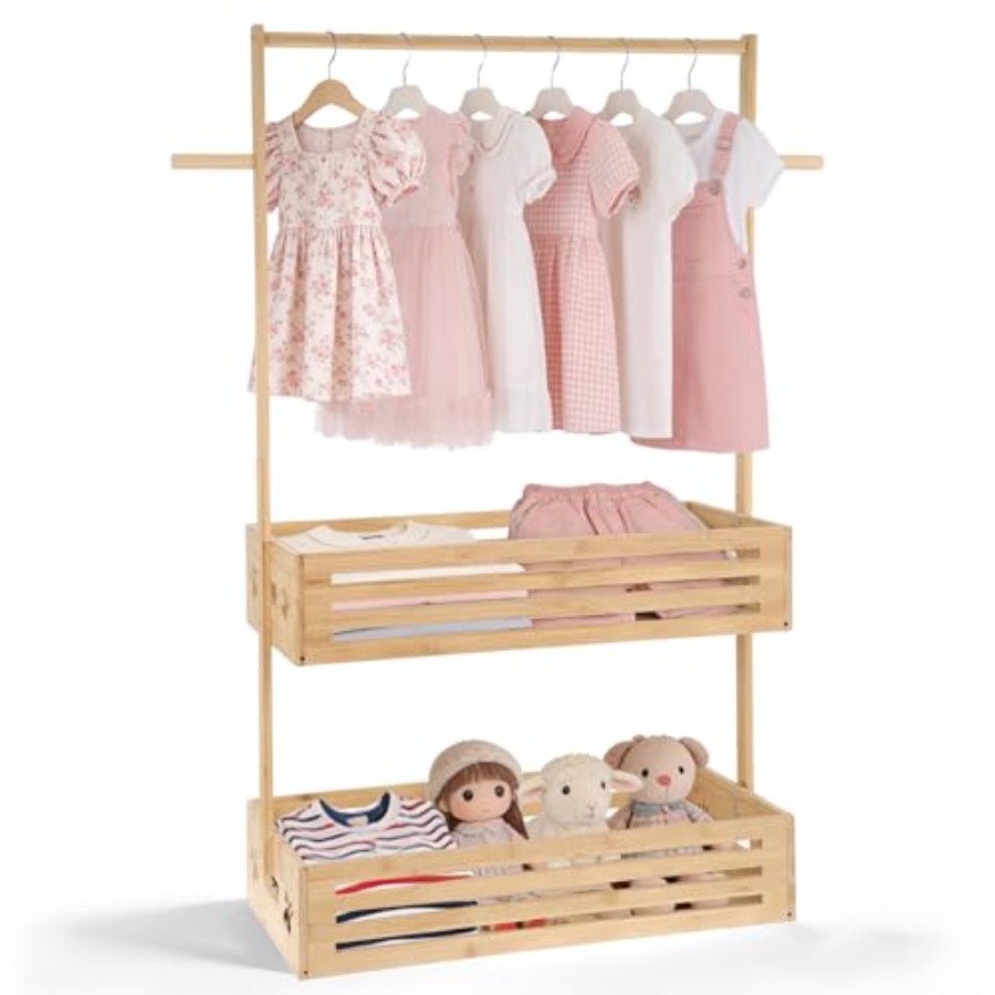 Extra Large Clothing Rack for  - Baby Clothing Hanging Rack ulasan dan harga