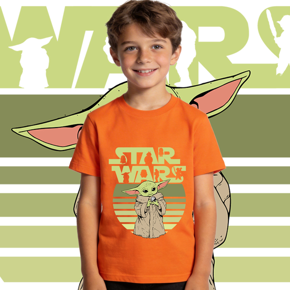 Yoda Baby Print Kids Cotton T  - Baby Yoda Clothing ulasan dan harga