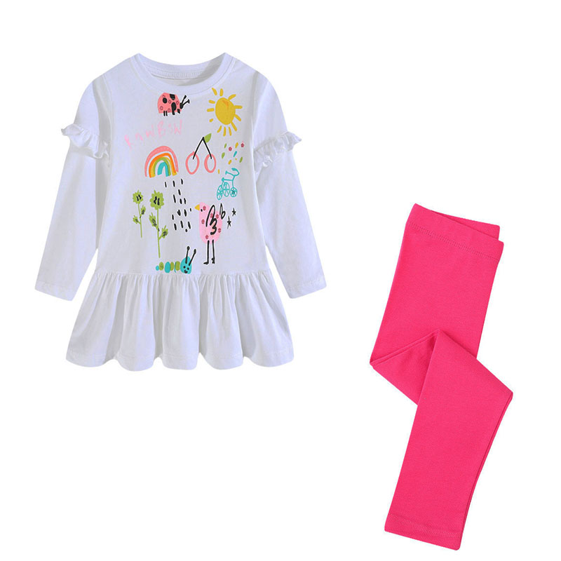 Kids Outfits Cotton 2-7T T shi - Toddler Legging Set ulasan dan harga