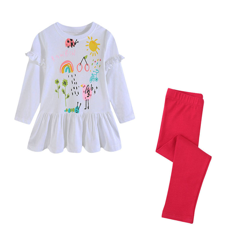 Kids Outfits Cotton 2-7T T shi - Toddler Legging Set ulasan dan harga