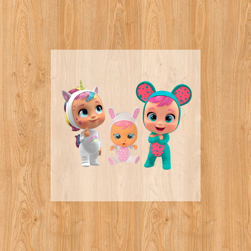 Crying Babies Iron on Patches  - Baby Clothing Discount ulasan dan harga