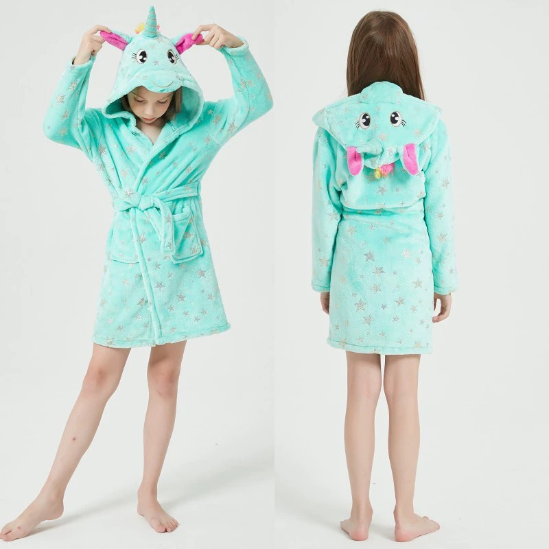 Animal Bathrobes for Girls Chi - Baby Clothing Winter ulasan dan harga