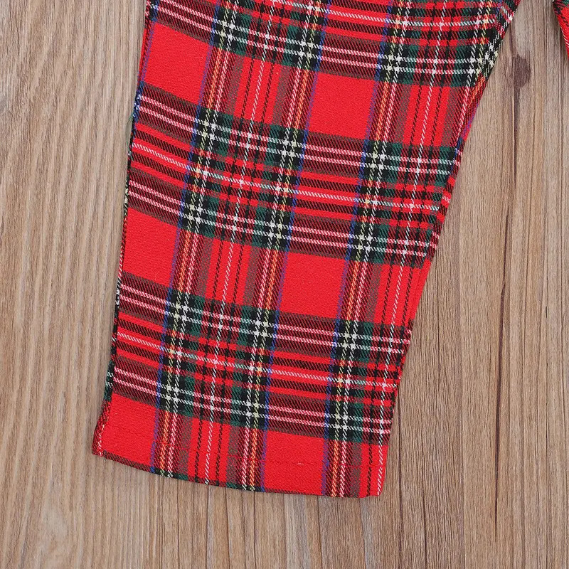 Kids Girls Boys Christmas Plai - Toddler Legging Set ulasan dan harga