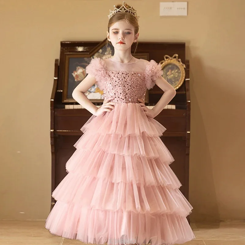 Long Dress 2025 Pink Glitter G - Baby Clothing Discount ulasan dan harga