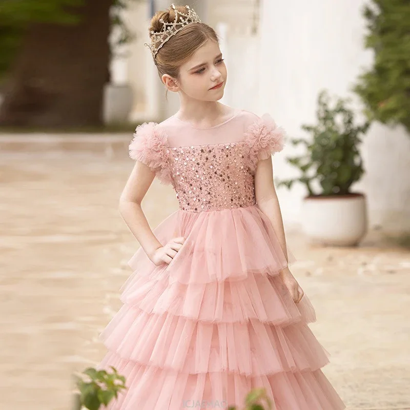 Long Dress 2025 Pink Glitter G - Baby Clothing Discount ulasan dan harga