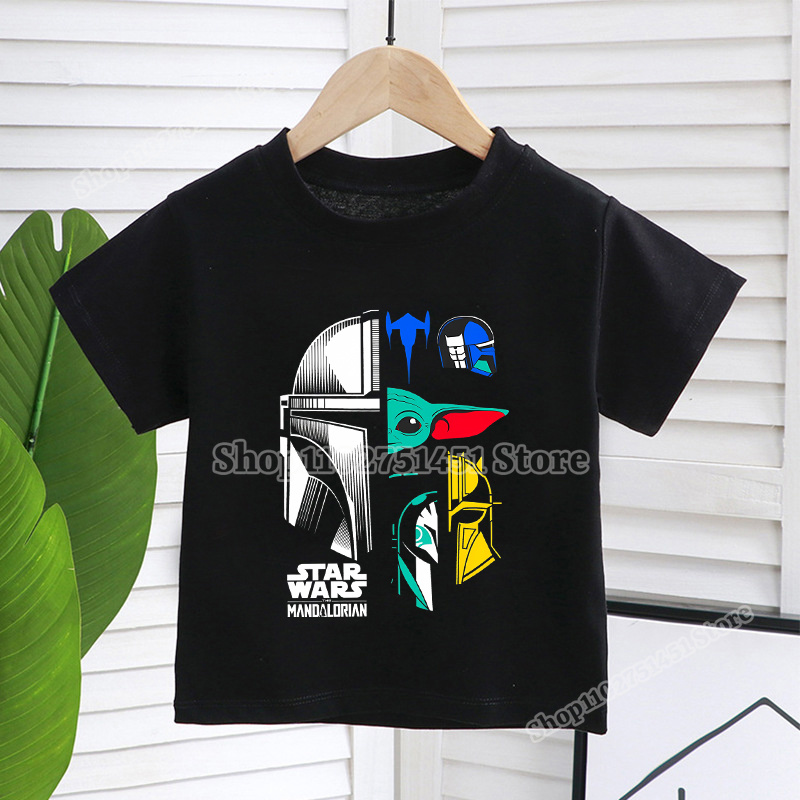 Cartoon Film Stars-wars T-shir - Baby Yoda Clothing ulasan dan harga