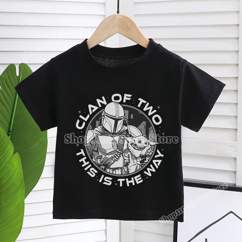 Cartoon Film Stars-wars T-shir - Baby Yoda Clothing ulasan dan harga