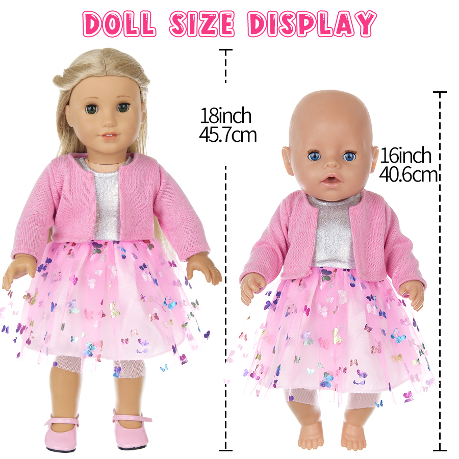 Doll Clothes for 16-18Inch 40- - Baby Clothing Discount ulasan dan harga