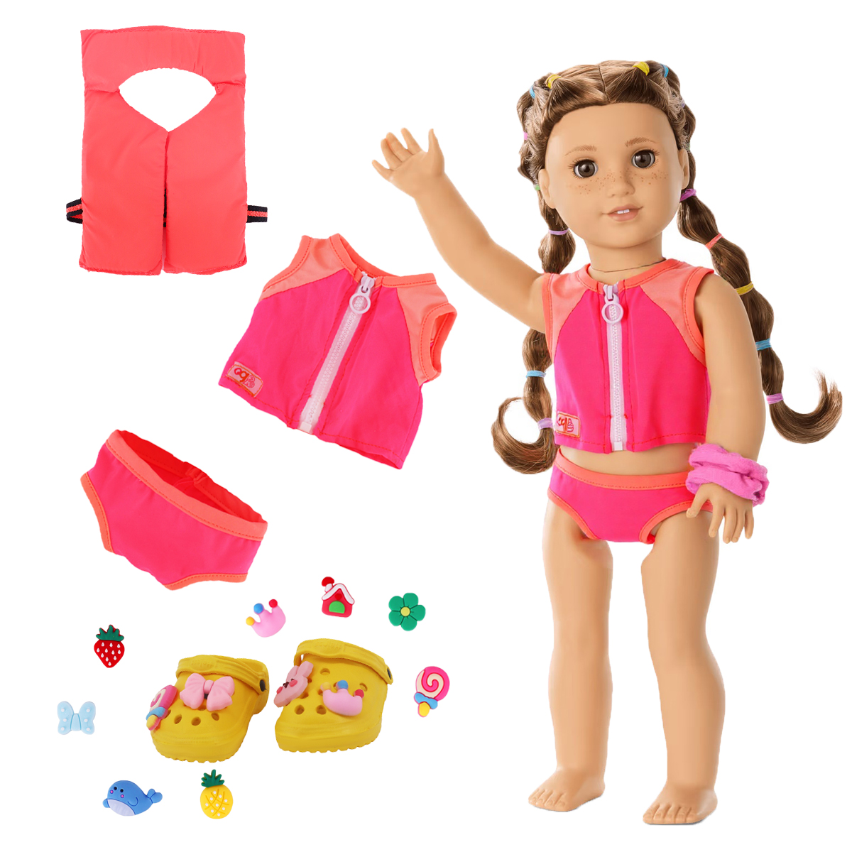 Head Flower Swimsuit Fish Scal - Baby Clothing Discount ulasan dan harga