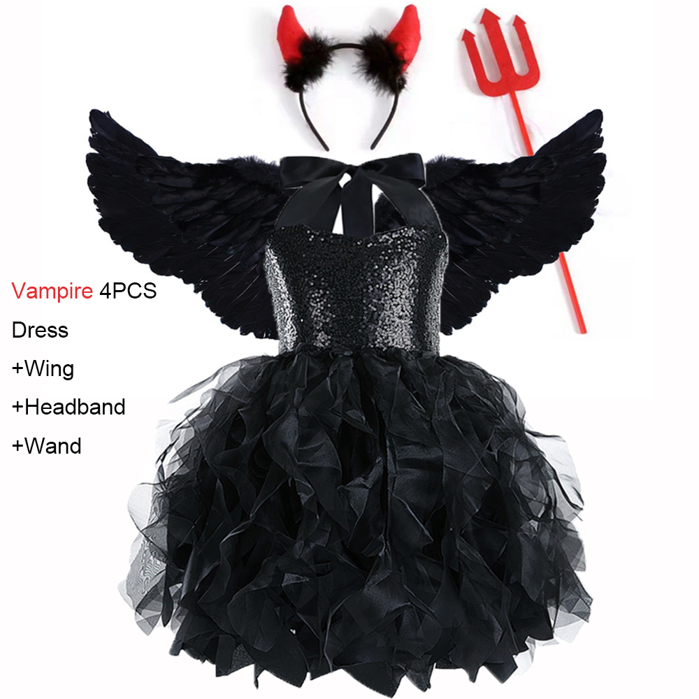 Halloween Vampire Costume Dres - Baby Clothing Layers ulasan dan harga