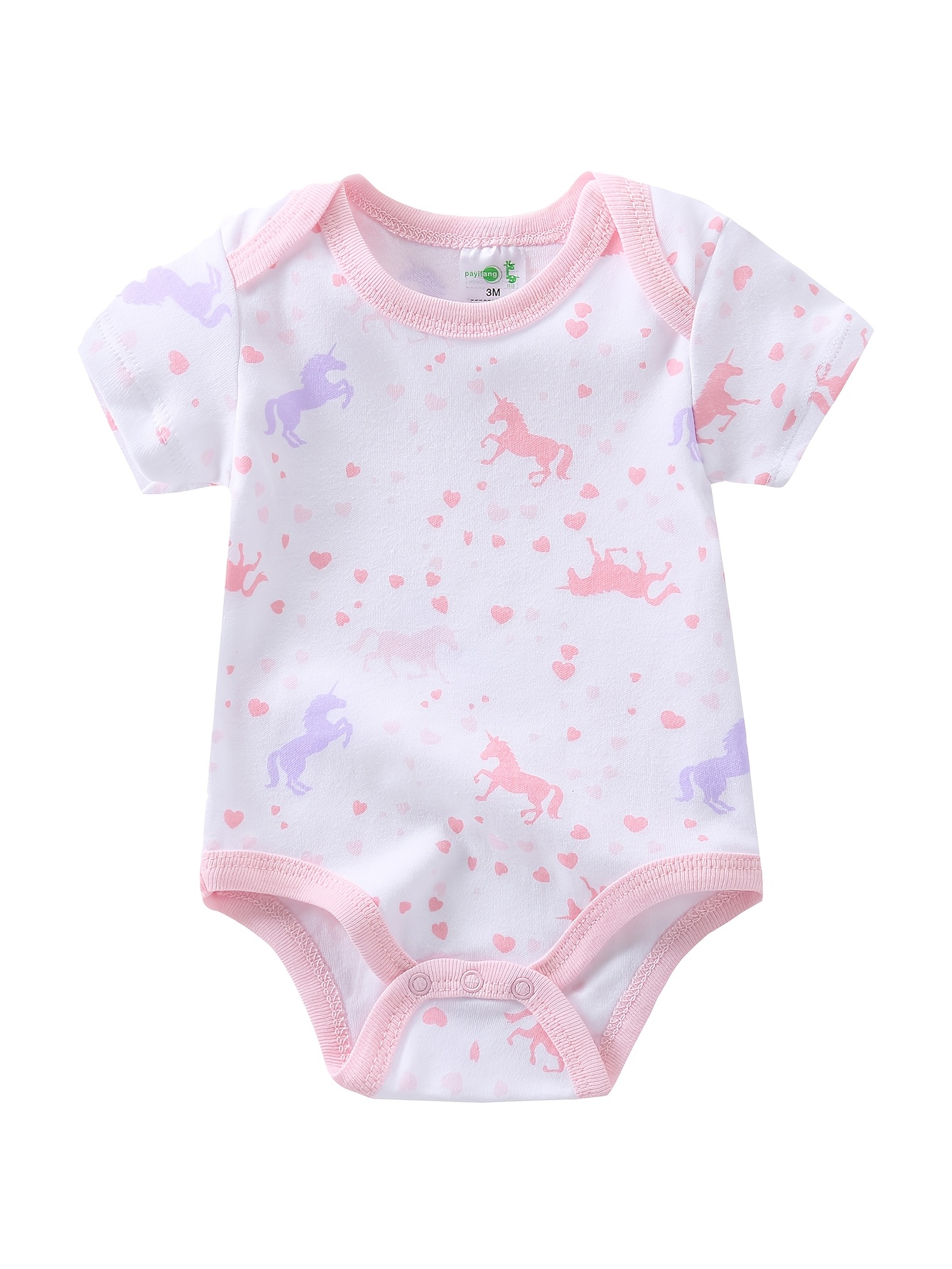5pcs Girls' Short-Sleeve Bodys - Baby Clothing Essentials ulasan dan harga