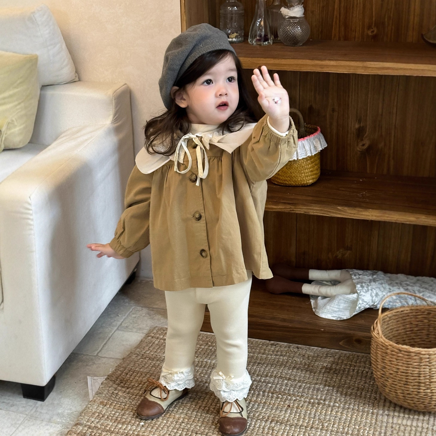 ‌2025 Autumn Winter Korean Sty - Toddler Legging Set ulasan dan harga