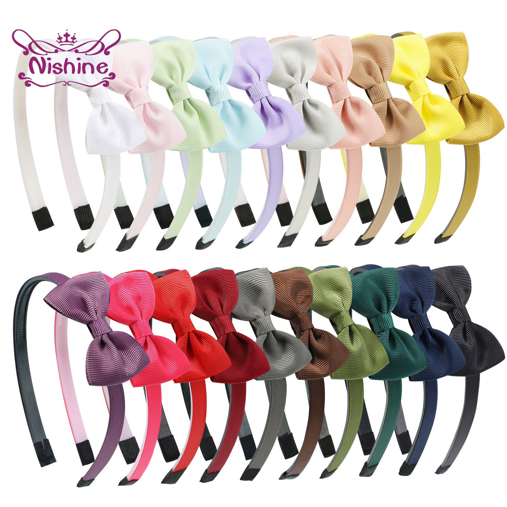 1PCS Ribbon Bow Knot Headband  - Baby Clothing 1 Year Old ulasan dan harga