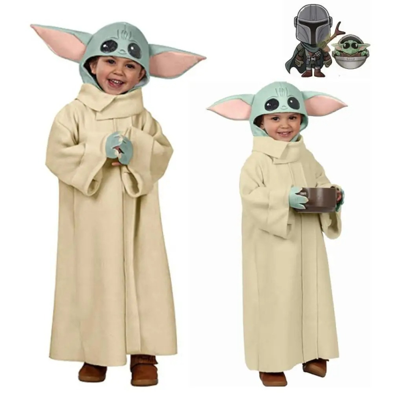 Kids Baby Yoda Cosplay Costume - Baby Yoda Clothing ulasan dan harga