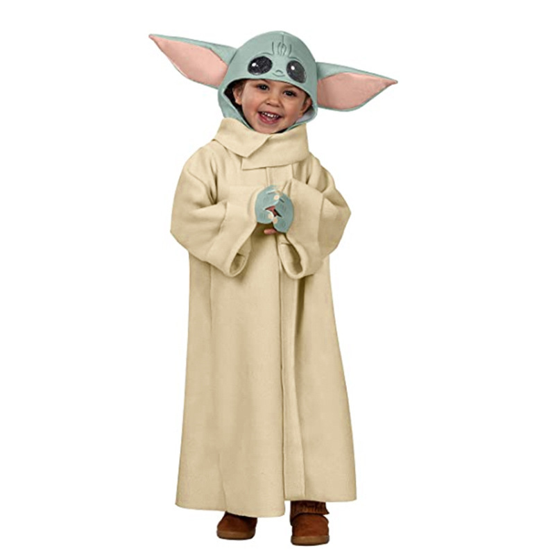 Kids Baby Yoda Cosplay Costume - Baby Yoda Clothing ulasan dan harga