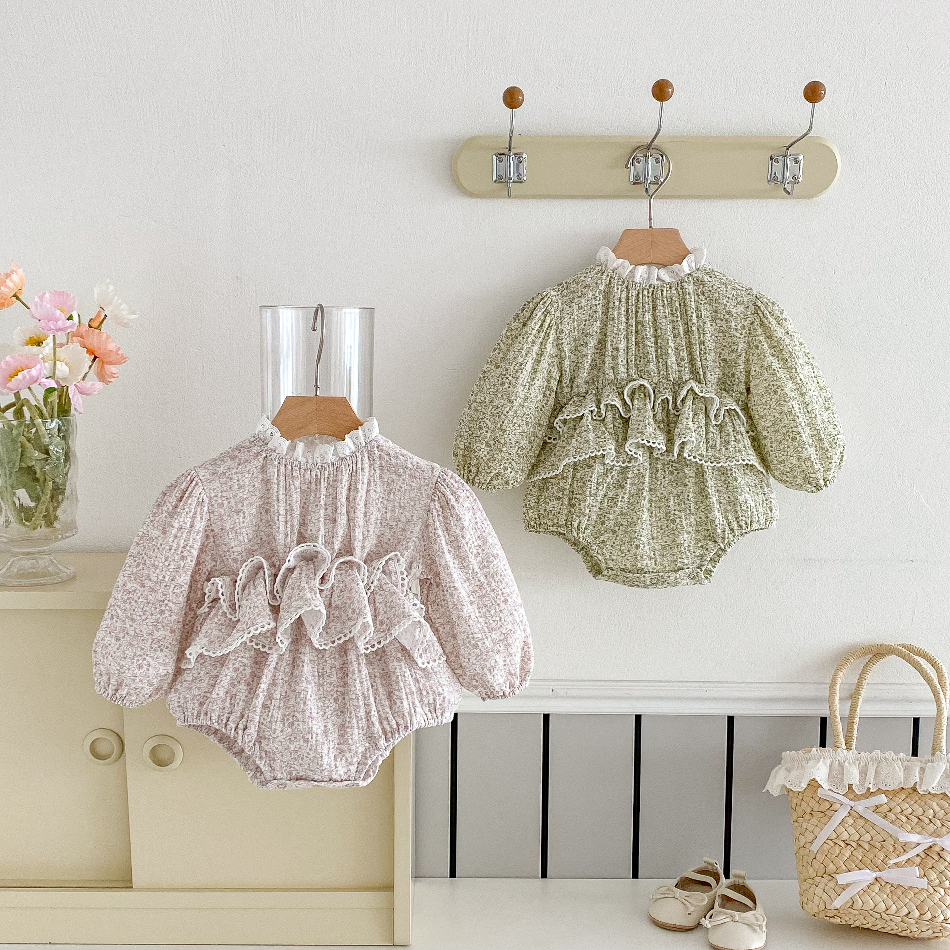 Sweet Newborn Baby Girls Doubl - Baby Clothing Layers ulasan dan harga