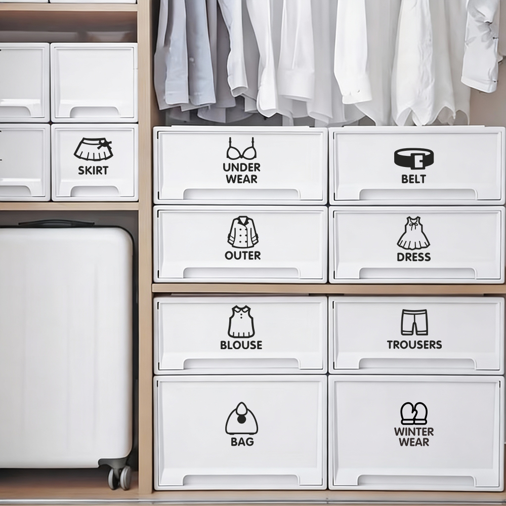 9 pcs/Sheet, Wardrobe Organize - Baby Clothing 1 Year Old ulasan dan harga