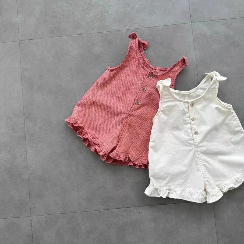 HY2831 Girls Summer Romper wit - Baby Clothing Discount ulasan dan harga