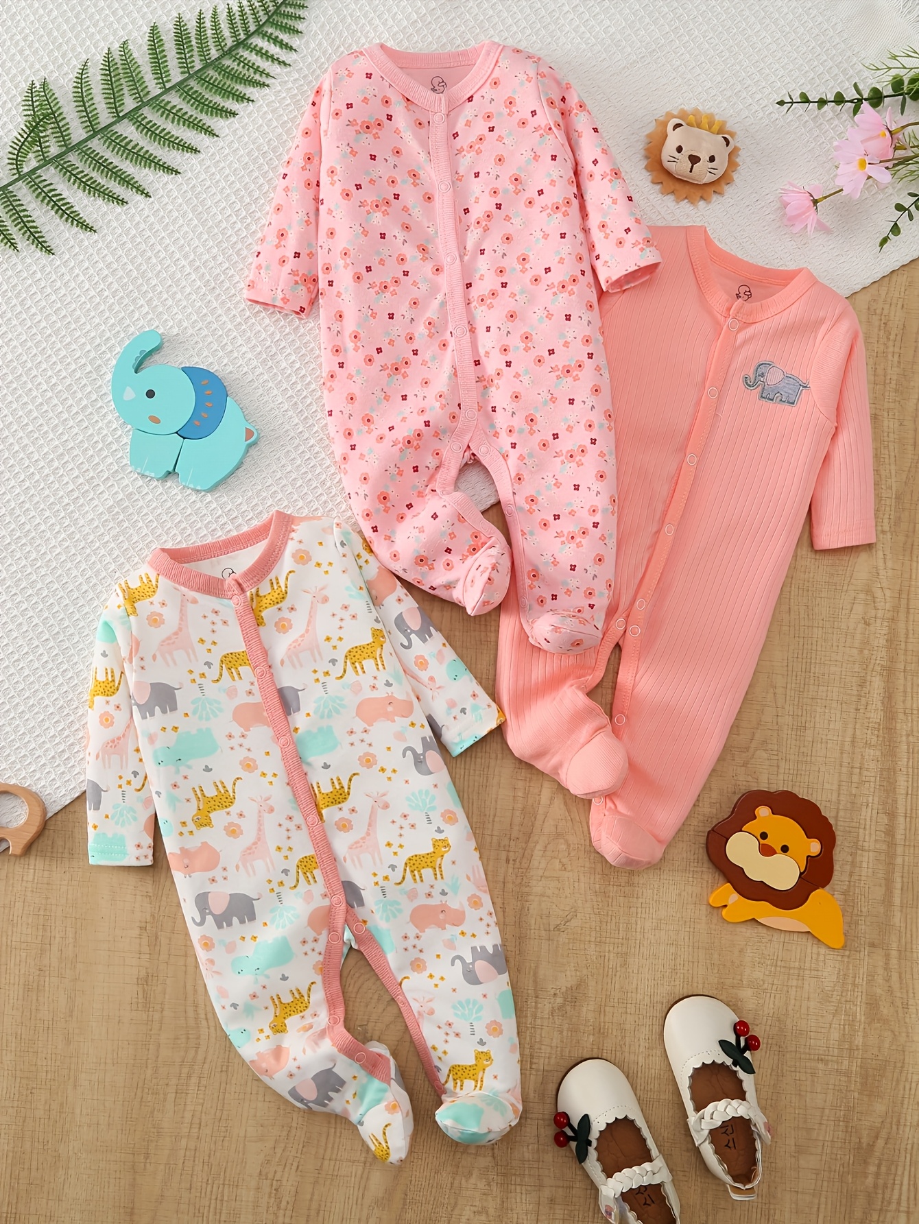 3pcs Long-sleeved, Tight-fitti - Baby Clothing Essentials ulasan dan harga