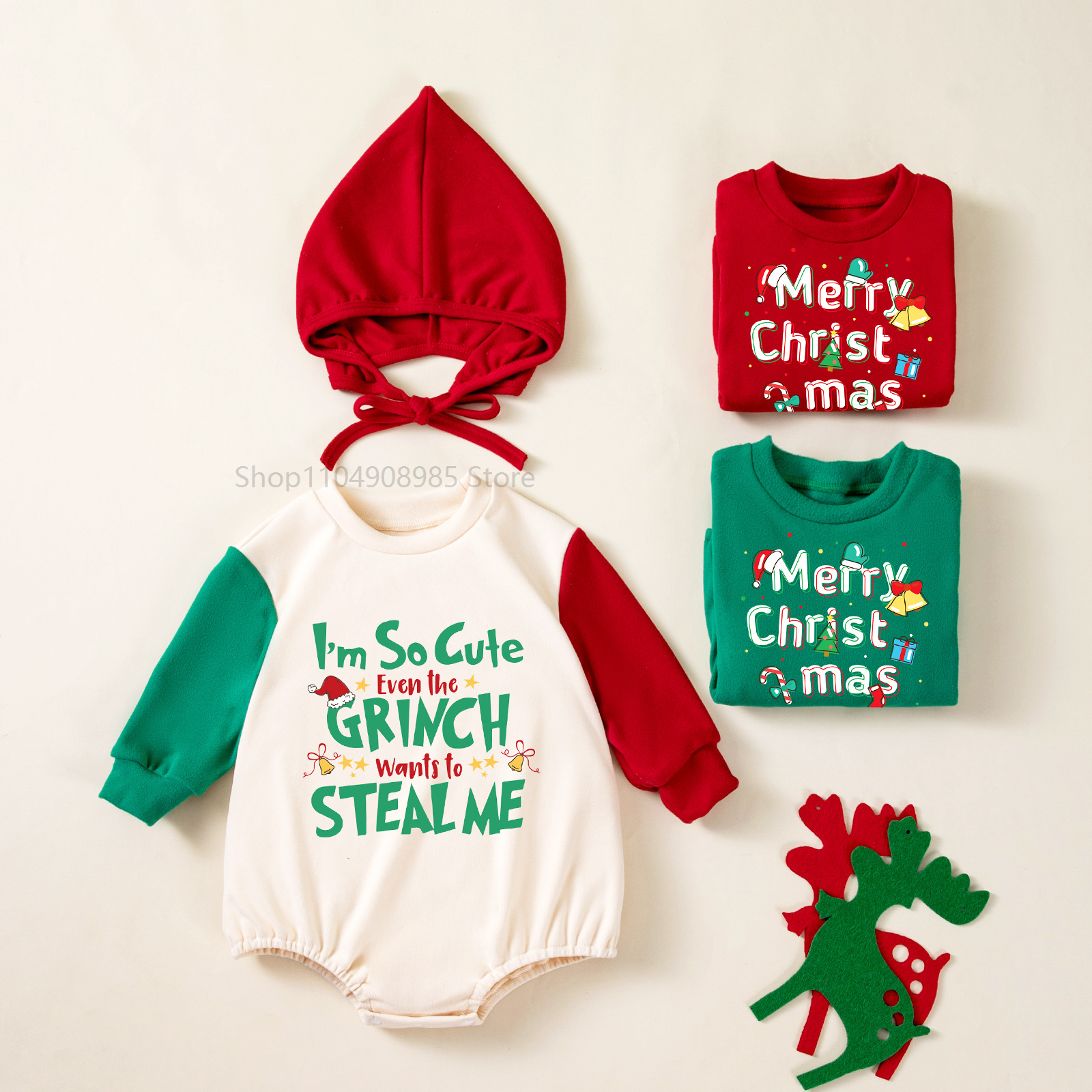 Newborn First Christmas Outfit - Baby Clothing Unit ulasan dan harga
