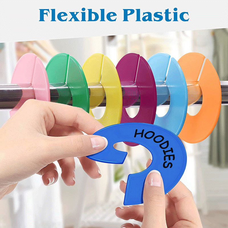 5pcs Clothing Rack Size Divide - Baby Clothing Hanging Rack ulasan dan harga